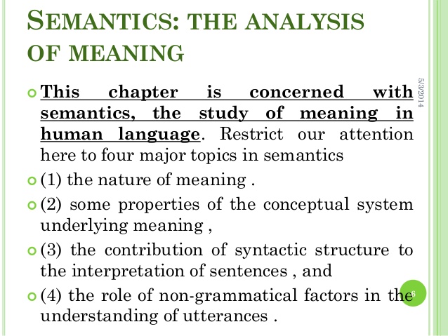 semantics the study of meaning leech pdf